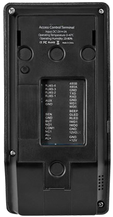 Arrière du lecteur d'empreinte F22 de ABIOVA