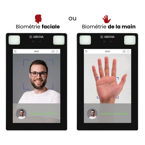 Biométrie palmaire et biométrie faciale