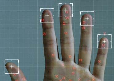 biométrie de la main sans contact
