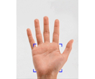 Enrolement de la biométrie de la main