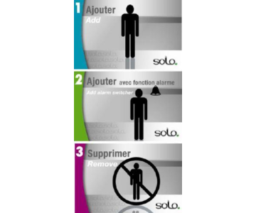 Badge de programmation lecteur solo Badge de programmation lecteur solo